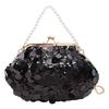 Bag, Women's Sequin Dinner, Shell Clip Bag, Light Luxury Socialite Pearl Handbag, Versatile Chain Shoulder Crossbody Bag