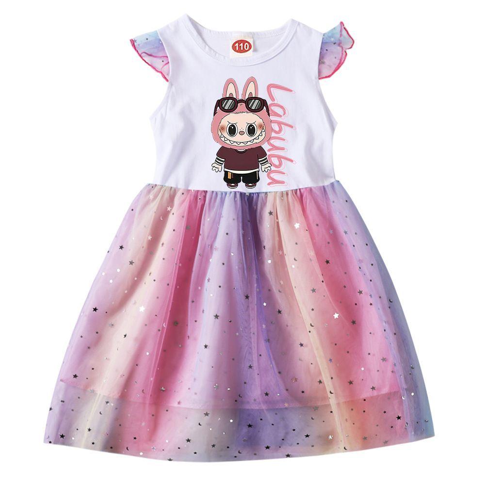 Summer Girls'  Dress, Children's Chiffon Dress, Festival Performance Dress