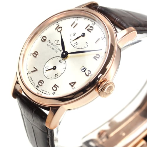 Orient Star Heritage Gothic Automatikuhr, Hergestellt in Japan, mit 2 Jahren Herstellergarantie, Herren, Weiß und Silber, RK-AW0003S