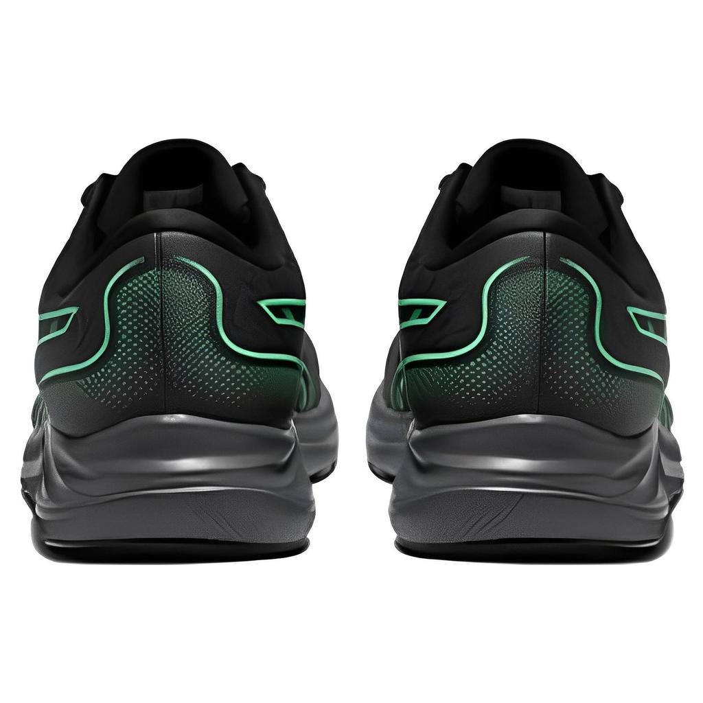 Asics Gel-Excite 9 Comfortable Fabric Low-Top Running Shoes Men Sneaker Black Green 1011B338-015