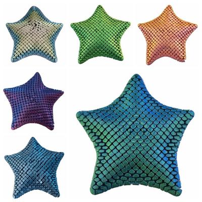 5.5inch Starfish Decompression Toys Moveable Joints Multi-color Starfish Decorative Ornaments Articulating 3D Printed Toy Adult