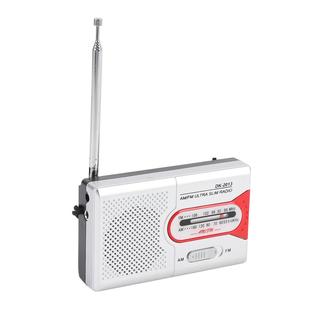 Portable Radio AM FM Battery Operated ket Transistor Radio with Spker and Hdphone for Home Outdoor