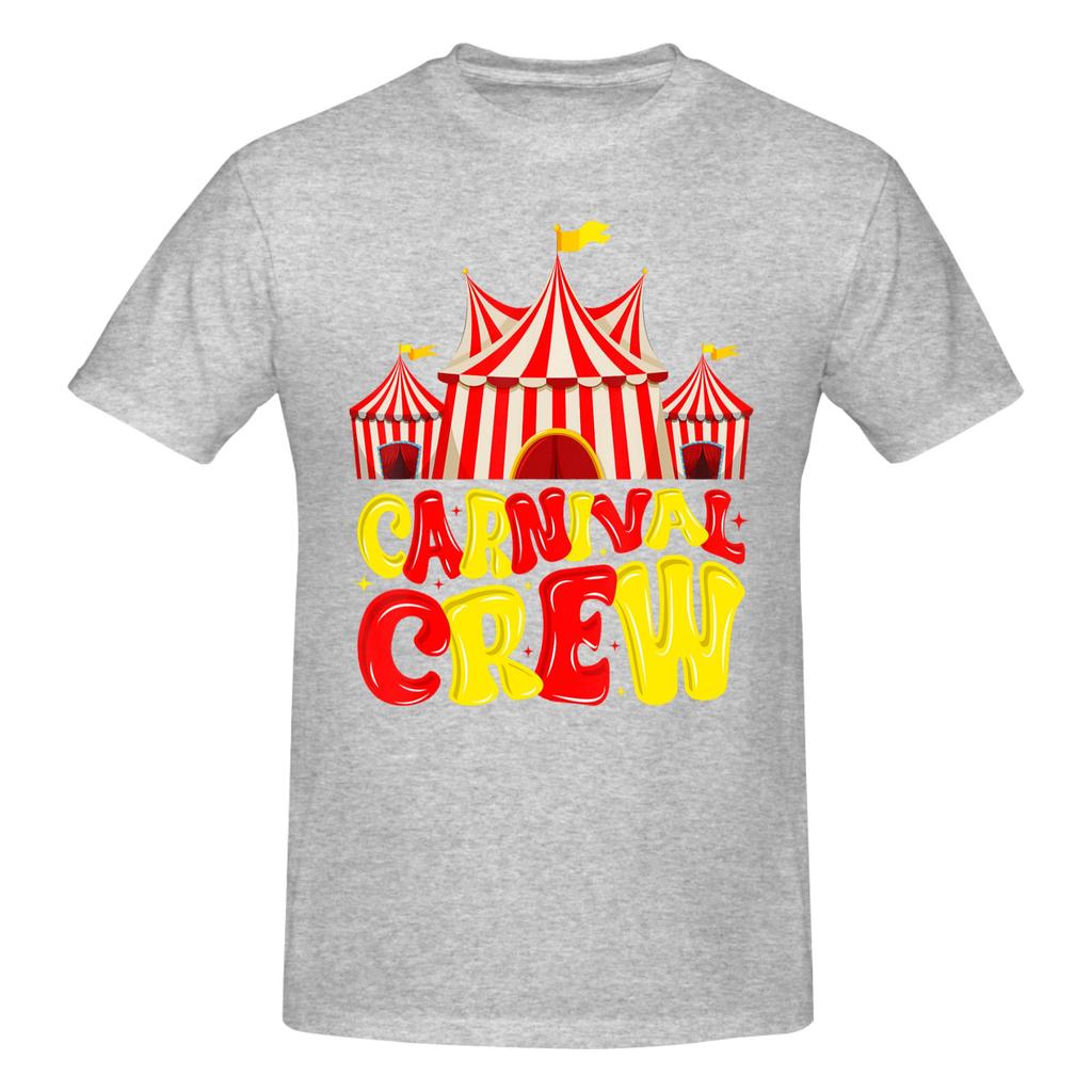 1 Piece Carnival Crew Funny Circus Staff Costume Circus Theme Party Novelty 100 Cotton Tshirt Carnival Crew Tees Tops For Unisex