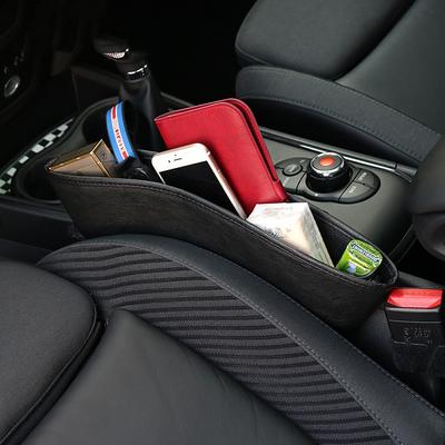Szczelina w siedzeniu samochodowym pudełko do przechowywania kieszeń na Mini Cooper One S JCW Clubman R55 R56 R57 R60 R61 F54 F55 F60 Countryman samochód