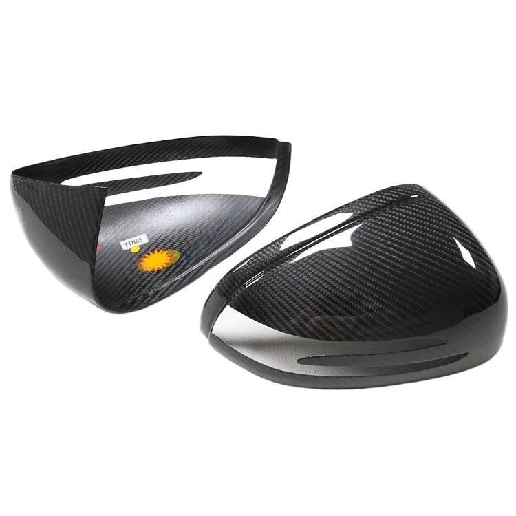 Dry Carbon Fiber Rearview Mirror Cover for Mercedes AMG GT, SLK, SLC, SLS R172/R197/R231