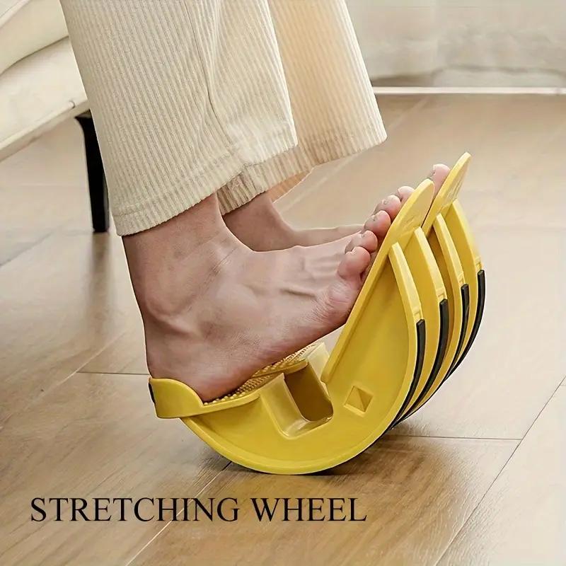 1PCS Stretching Board Oblique Pedal Achilles Tendon Stretcher Calf Home Yoga Fitness Rehabilitation Standing Balance Stretching Wheel Artifact