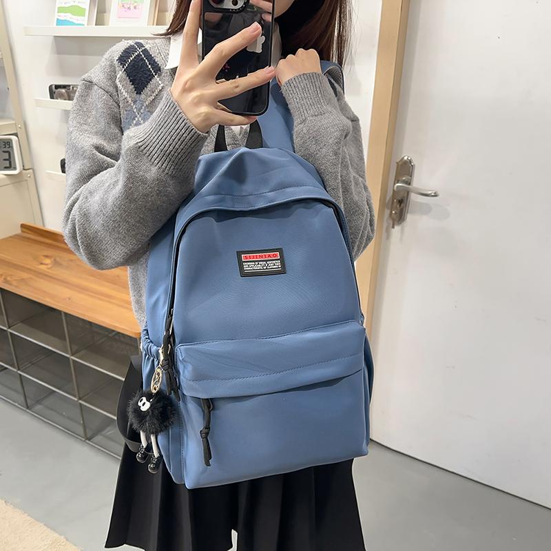 Mochila Escolar para Estudiantes de Gran Capacidad Mochila para Exteriores de Nailon Ligera Mochila de Viaje