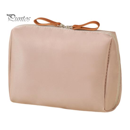 Portable Storage Bag Makeup Organizer Zipper Closure Large Capacity Waterproof Travel Makeup Pouch for Women
