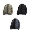 Men's High-Quality Down Cotton Baseball Collar Cardigan Solid Color Jacket