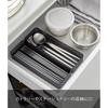 Yamazaki Drawer Organizer Case L Set Of 2 bLack Approx W8 D24 H3.7cm