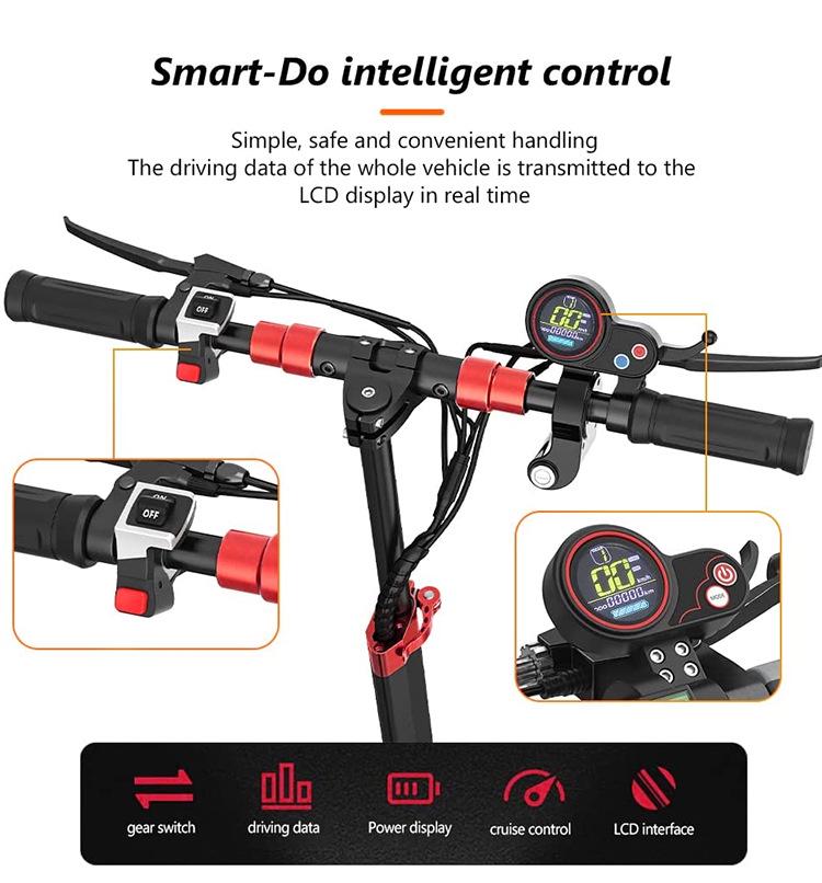 New Electric Folding Scooter for Adults - 10" Inflatable Tires, Aluminum Alloy Frame, Commuter Bike.