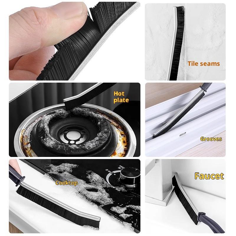 Crevice Cleaning Tool Cleaning Brush Set Multifunctional Kitchen Scrubber Deep Cleaning Supplies Kitchen Brush Stove Top Scraper