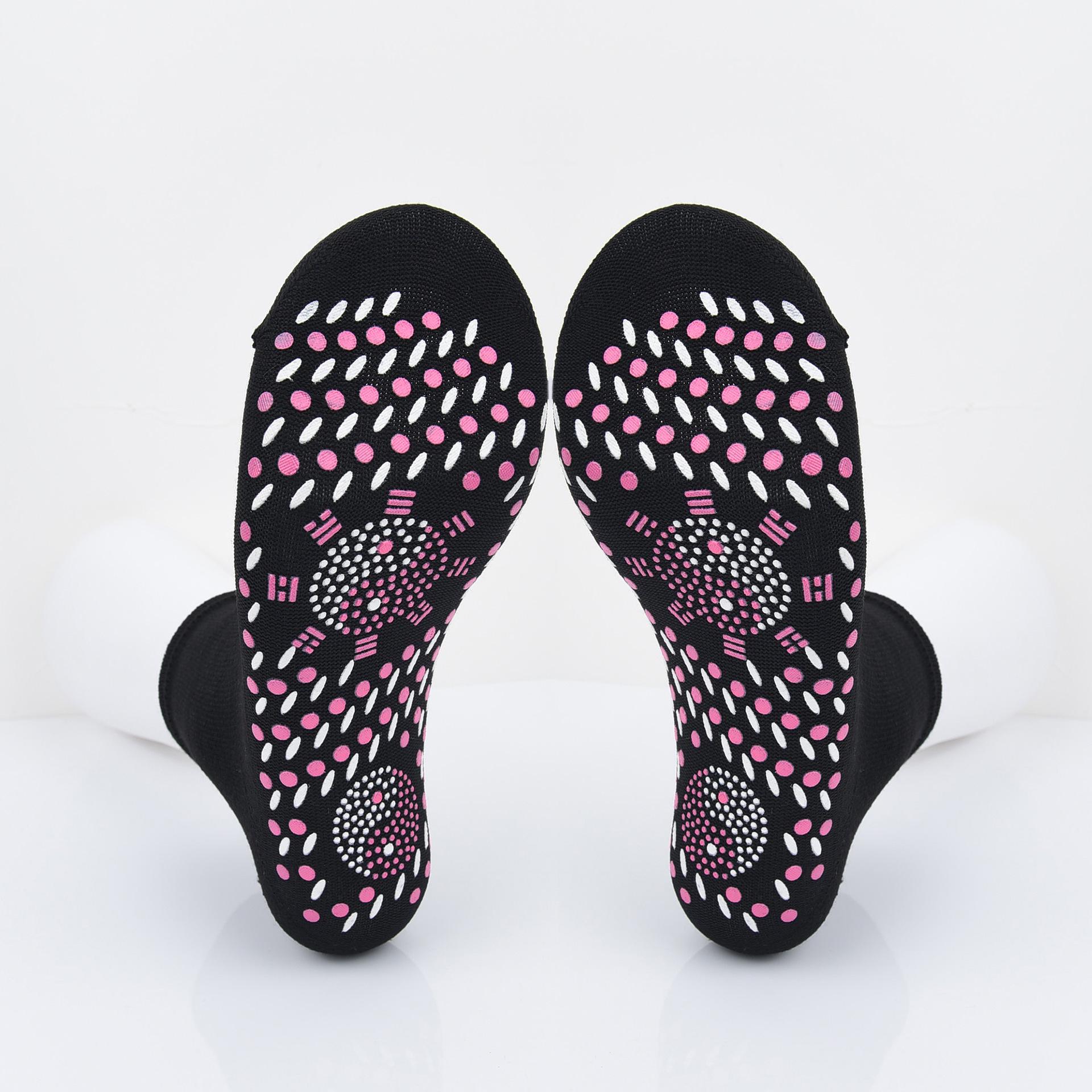 

Турмалиновые самонагревающиеся дышащие хлопковые носки: Прочный, Удобный, Холодостойкий, Моющийся и Массажное Тепло