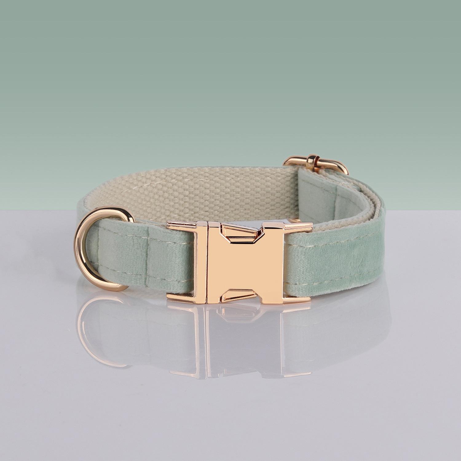 Engraved Cross Dog Collar with Bow, Medium Size, Trendy Pet Neckwear