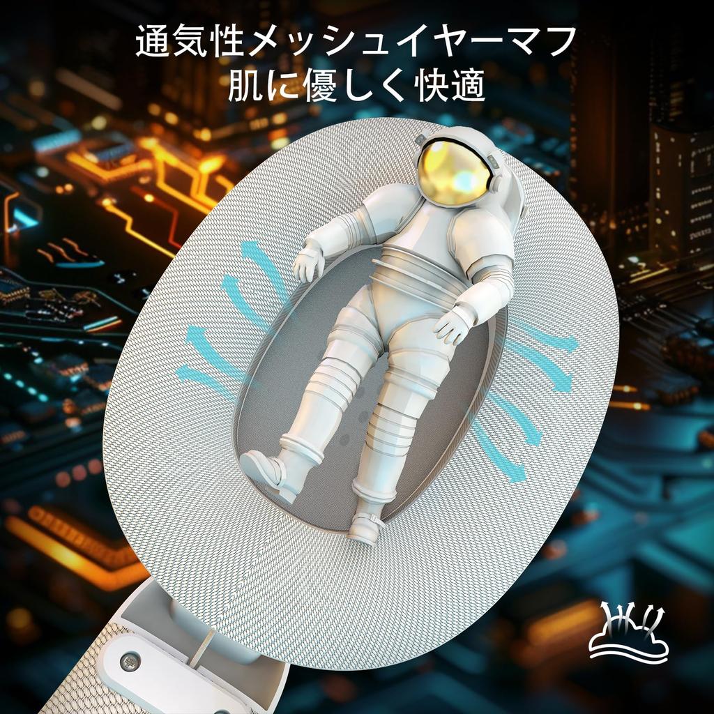 ATTACK SHARK L80 Gaming Leichtgewicht Kabellos 20ms Niedrig Kabellos 40mm Stereo Surround Einsteckbar Kompatibel mit Weiß Over-Ear Kopfhörer, Headset,