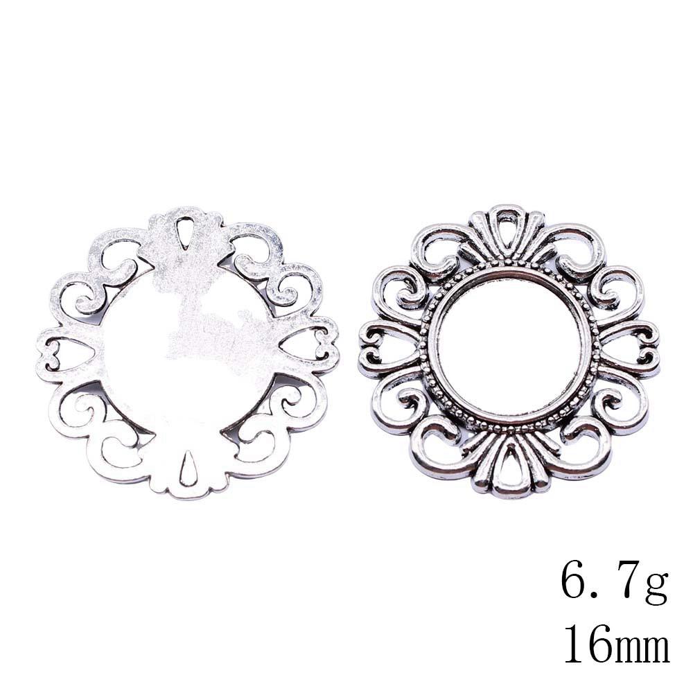Back To School Jewelry And Accessories Fit Round 16mm Glass Cabochon Base Setting Tray Accessories Parts Items Accessories Accessories