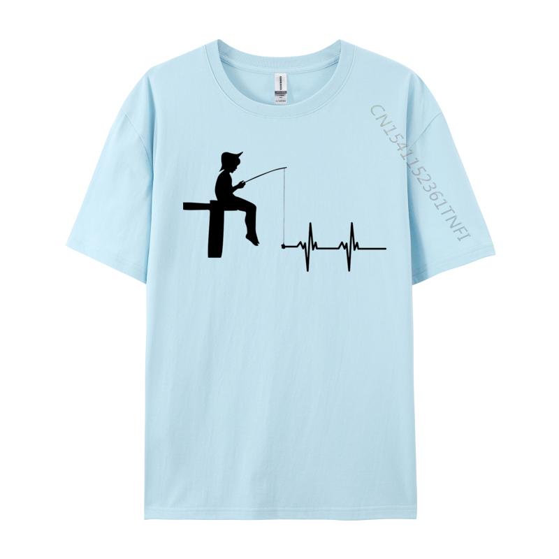 

Cute Mens TShirt Love Fishing Tshirt Group Tops Tees Autumn Black Design Top Tees For Men TShirt 4XL