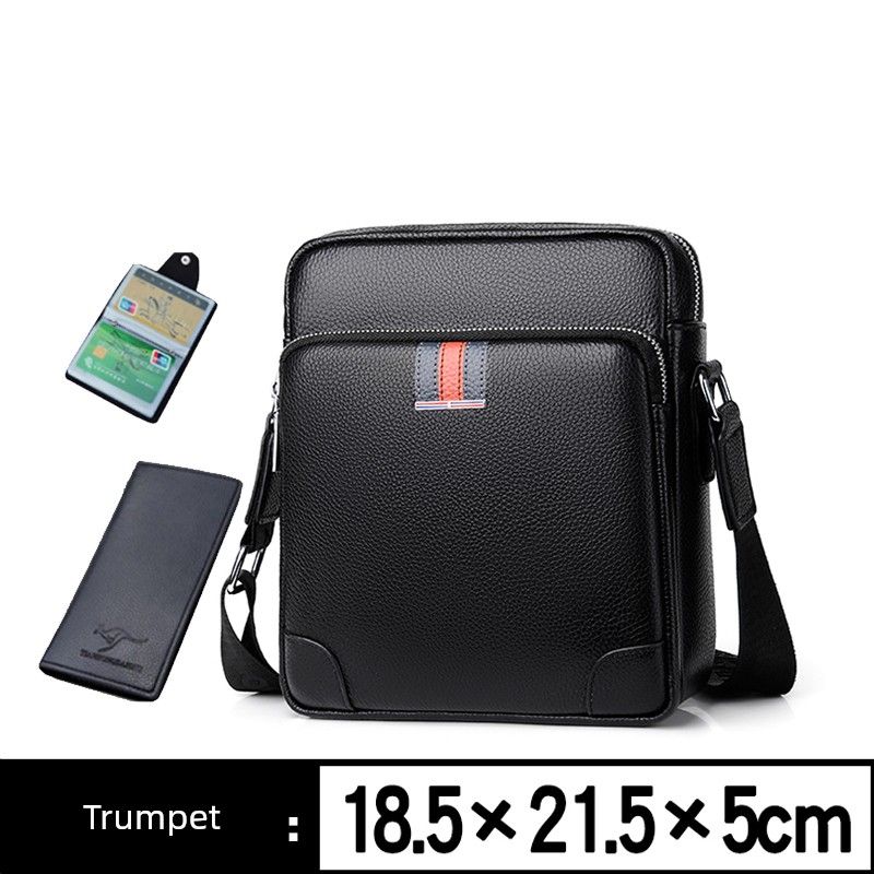 

Натуральная кожа, сумка через плечо из коровьей кожи, мужская, для поездок, для студентов, деловая, повседневная, маленькая сумка-мессенджер, лето, натуральная кожа, высококлассная сумка для мобильного телефона, тренд Black