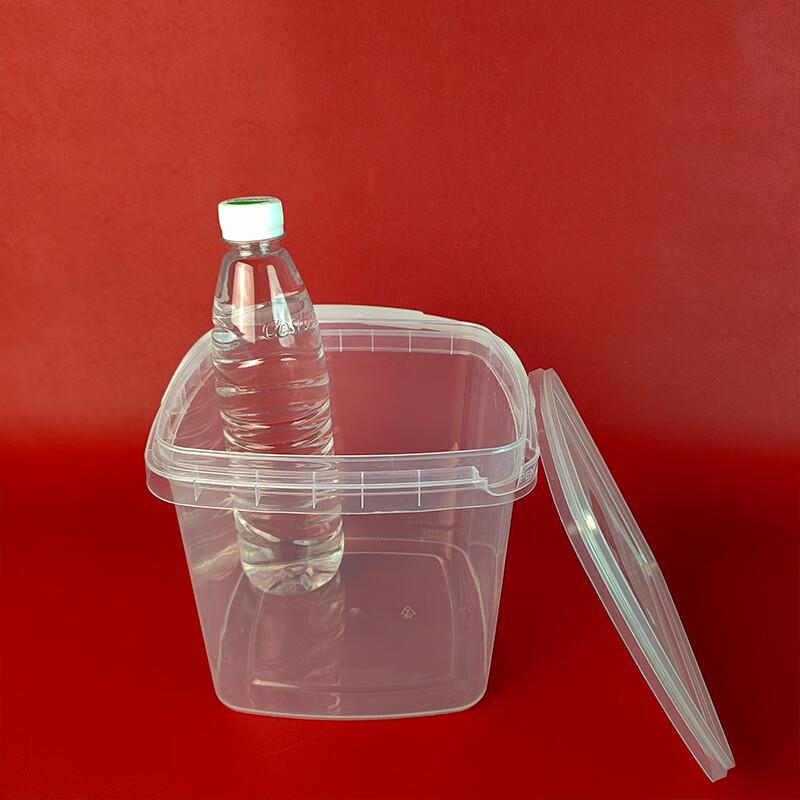 Chambao Sen 3L Square Portable Sealed Transparent Storage Buckets