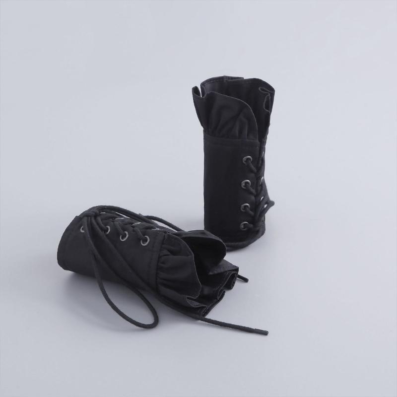 Gerüschte Ärmel Abnehmbarer Kragen Elegante Manschetten Dekorative Halsbekleidung für Damen Alltagskleidung und besondere Anlässe