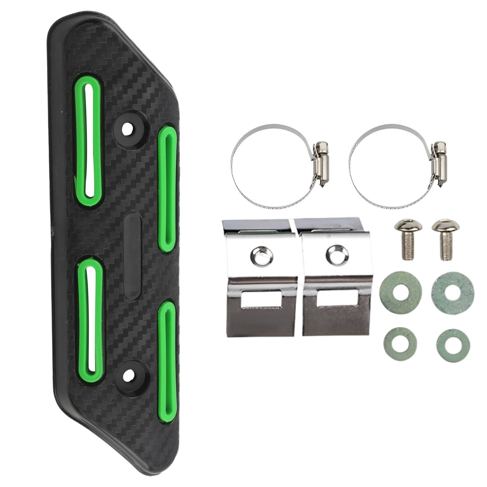 Motorcycle Heat Shield, Exhaust Heat Shield | Off-Road Motorcycle Exhaust Duct Heat Shield Lid See description зелёный