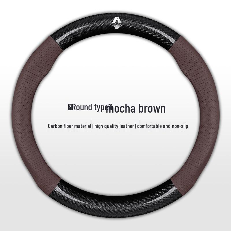 Renault Steering Wheel Cover for Koleos, Kadjar, Kaptur, Wind, and others - Four Seasons Universal Fit