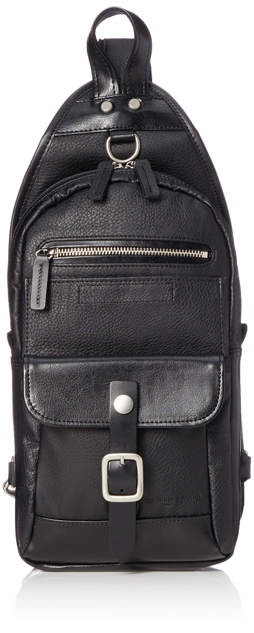 

Valentino Sabatini Body Bag, Toyooka Bag Certified, with Genuine Leather [Kiwada], Made in Toyooka City, Hyogo Prefecture, the Mecca of Bags, Black