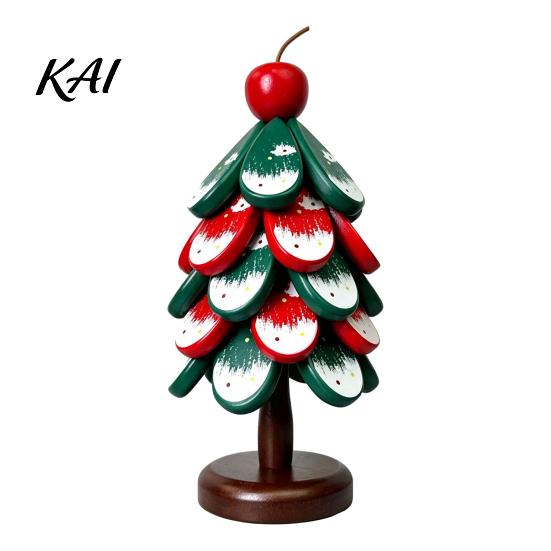Wooden Trivets for Hot Pots Christmas Tree Trivets, Durable Pine Wood Potholders with Storage Stand, Insulated Serving Tray Heat Resistant Foldable
