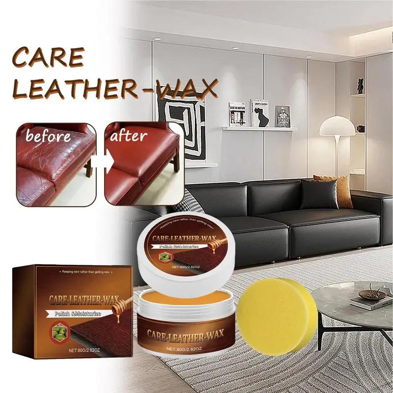 Lederreparaturcreme Lederreiniger Weichmacherbalsam Lederglanz für Taschen Schuhe Pferdesattel Handschuhe Autositze und wasserdicht