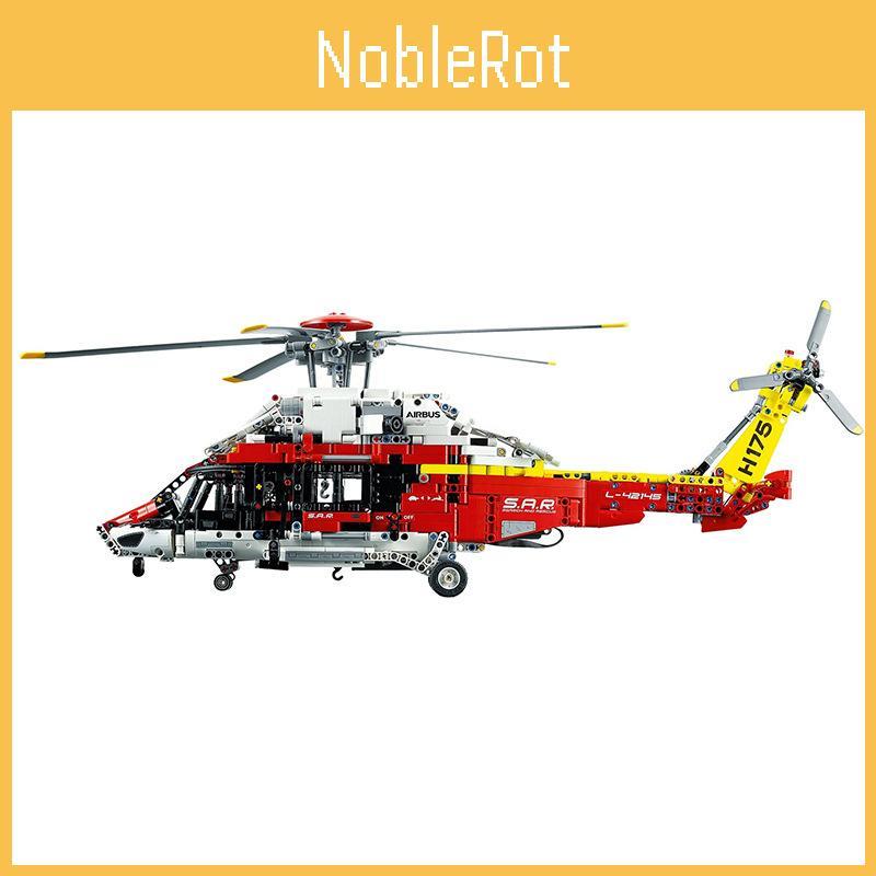 Rescue Helicopter H175 Building Blocks Toy With Abs Plastic For Ages 7 To 14