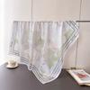 Fresh Sketch Simulation Silk High-end Large Square Scarf Silk Scarf Printed Shawl Decorative Scarf Sunscreen Headscarf Women's Scarf