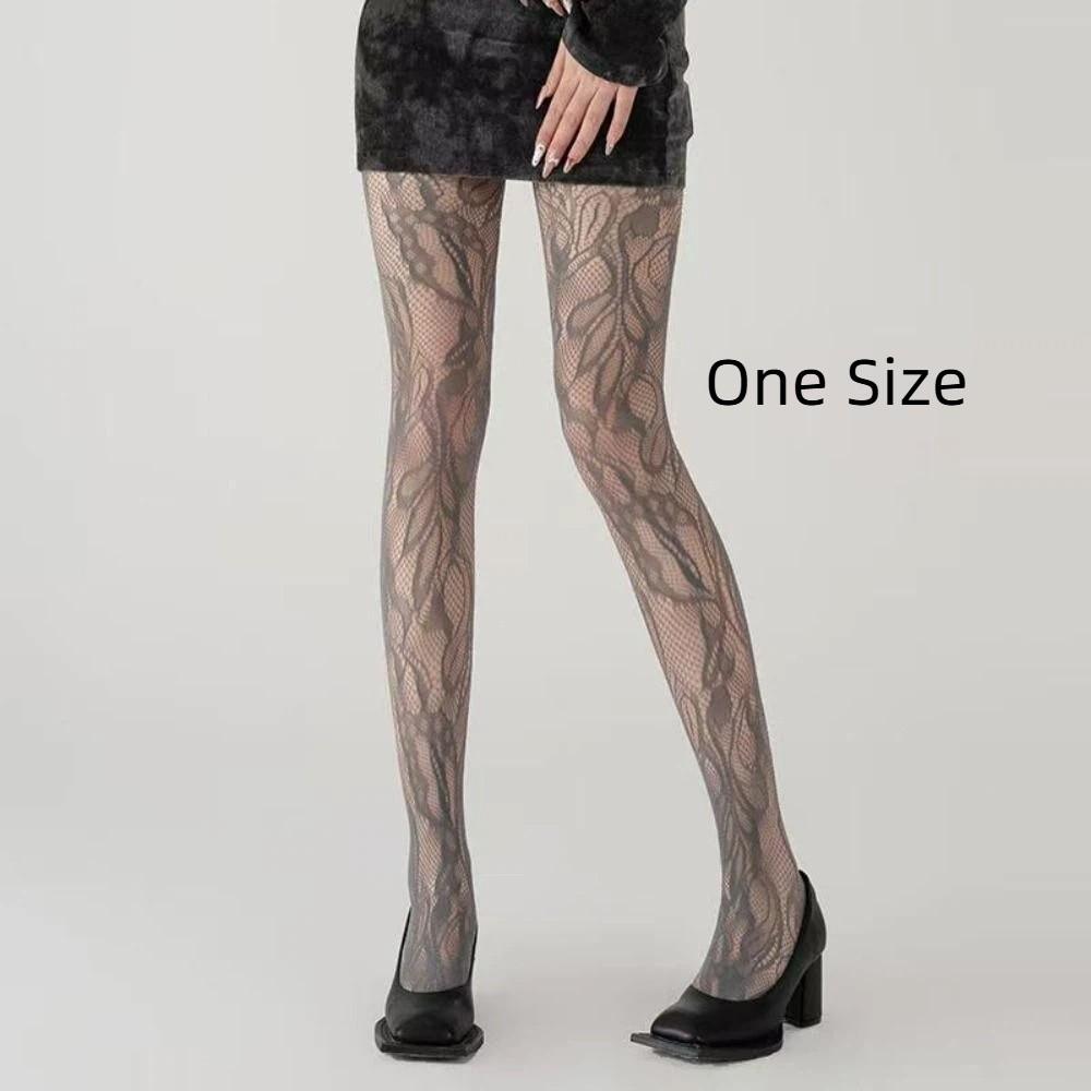 Ultra-thin Female Sexy Silk Stockings Y2k Black Stockings French Lace Pantyhose  Forr Girl Women