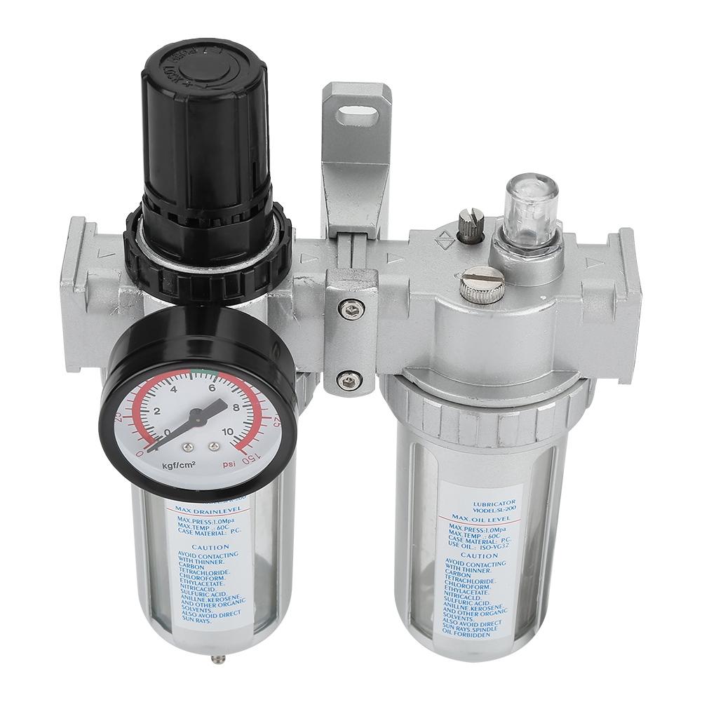 1ks Odlučovač vlhkosti pro vzduchový kompresor Filtr na olej a vodu Regulátor tlaku Maznice Nástroj