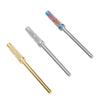3pcs 3mm Nail Mandrel Stainless Steel Manicure Pedicure Mandrel Rods Sanding Bands Shaft
