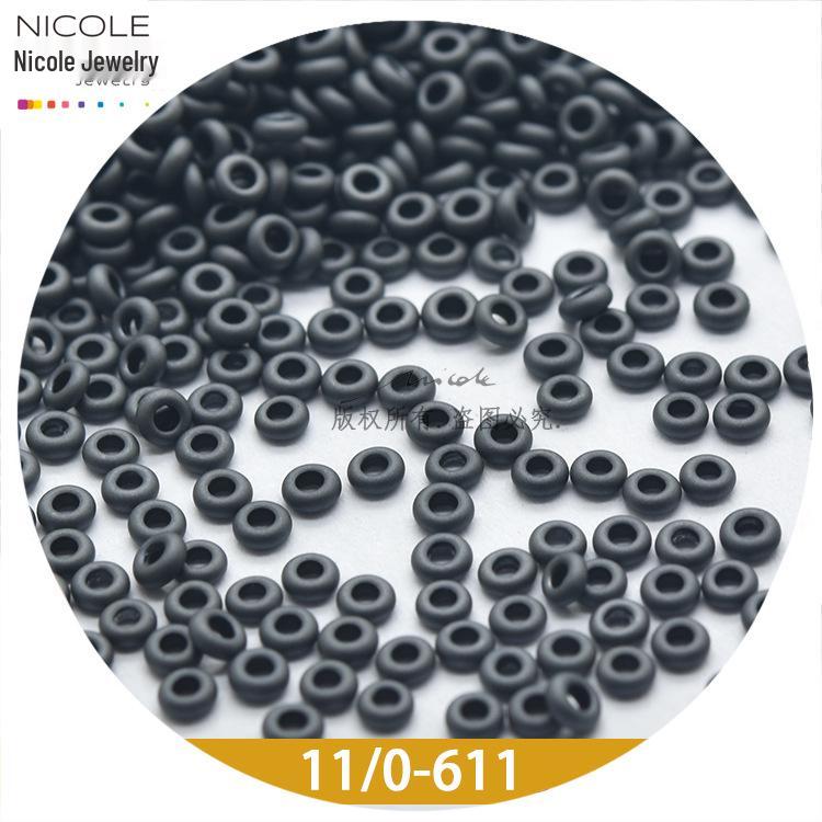 Perline Giapponesi TOHO 11/0 Serie Satinata 2mm Fatte a Mano - Artigianato Fai da Te, Confezione da 10g