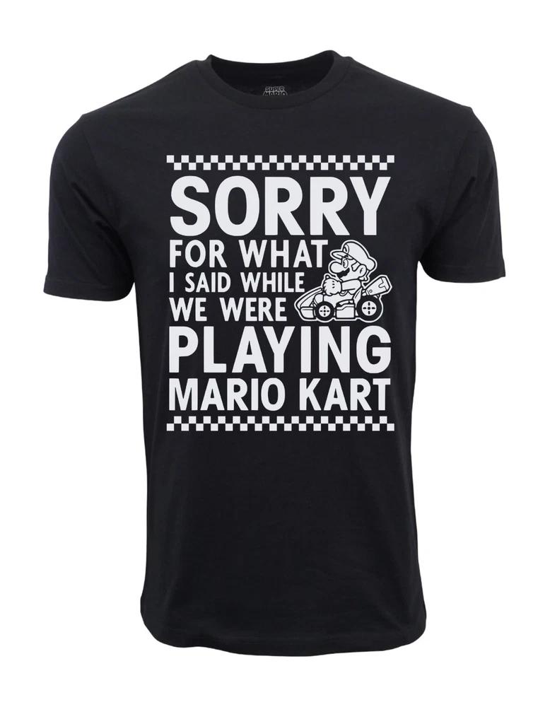 Mario Kart Sorry For What I Said T Shirt Official Tee S