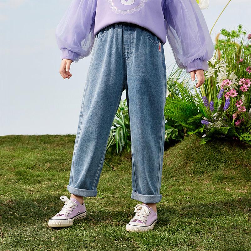 Girls Loose Fit Denim Jeans 170