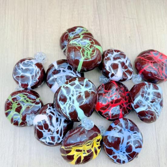 Crisp Chocolate Ball Squeeze Toy Handmade Stress Relief Shapeable Simulated Chocolate Ball Sensory Toy Slow Rising Fidget Stress Ball Party
