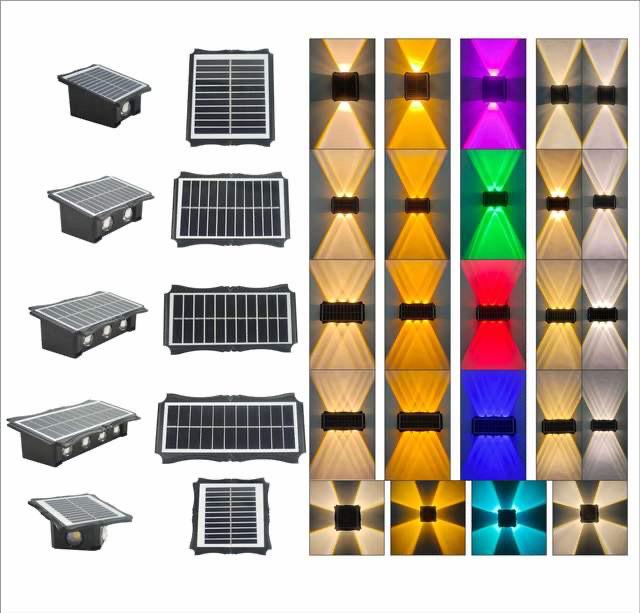 Waterproof Solar Wall Washer Light for Gardens and Courtyards