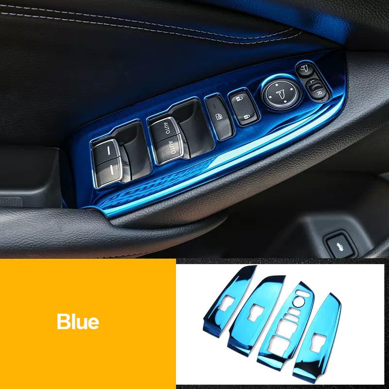 Pentru Honda Accord X 10th 2018-2022, panou pentru cotieră ușă mașinii din inox, comutator pentru fereastră, butoane de ridicare, acoperitoare, accesorii interioare