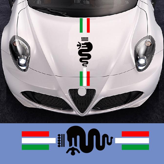 Personalized Car Hood Decal: Creative Long Strip Scratch Cover