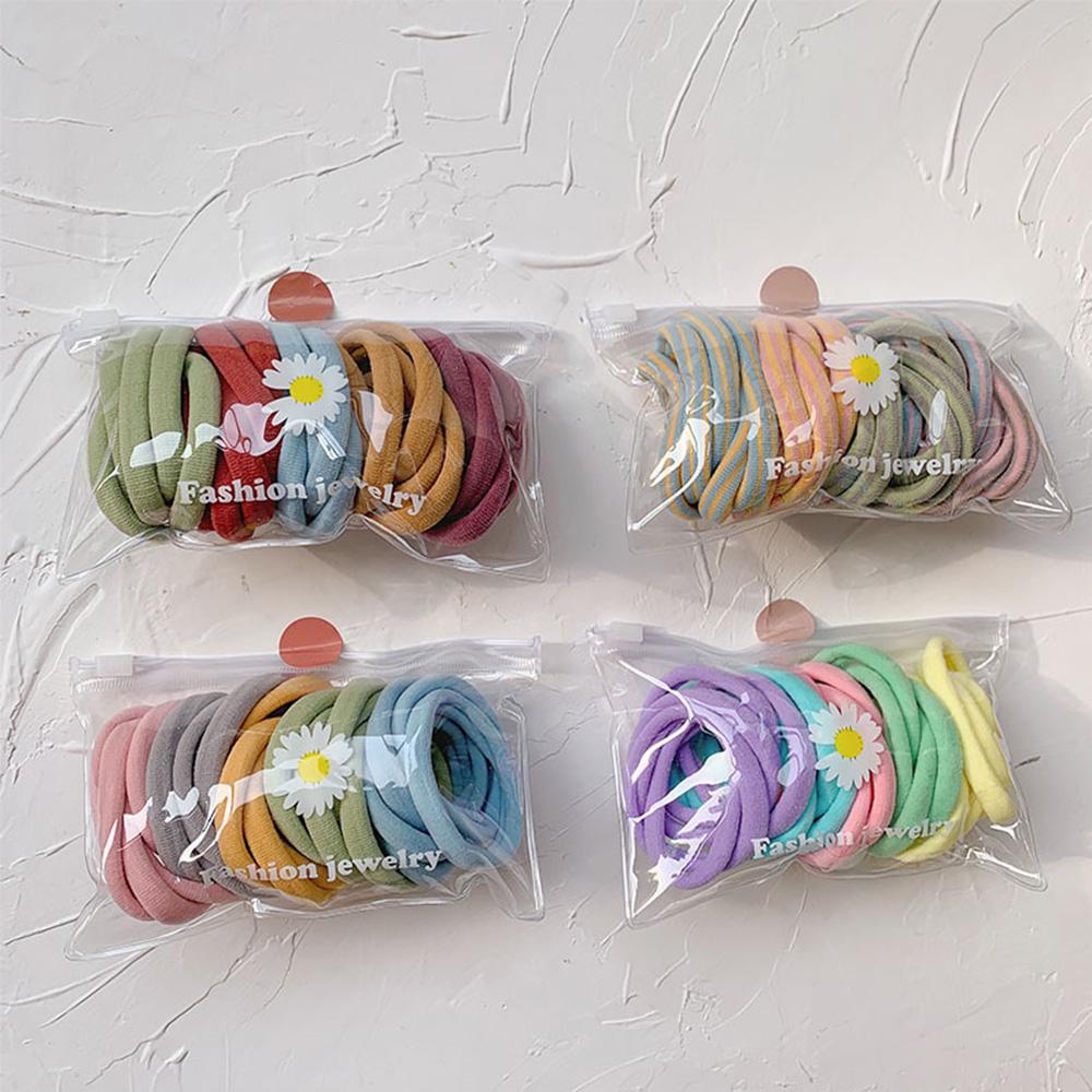 Elastic Women 25Pcs/bag Candy Colors Rubber Bands Hair Rope Hair Accessories Ponytail Holder