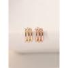 14K Minime Three-Line Ring Piercing Earrings