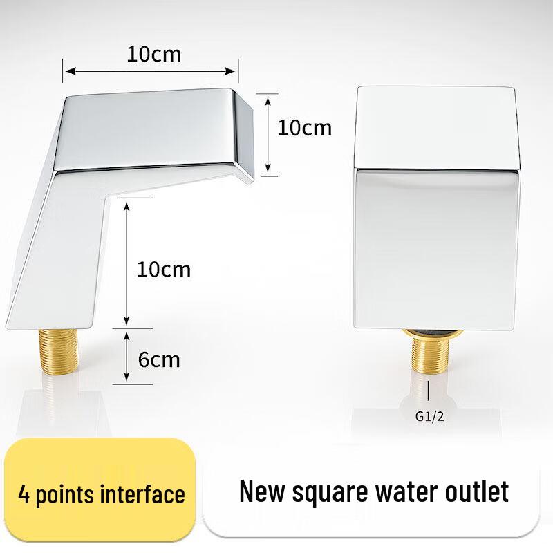 TLXT Bathtub Deck Mounted Waterfall Faucet