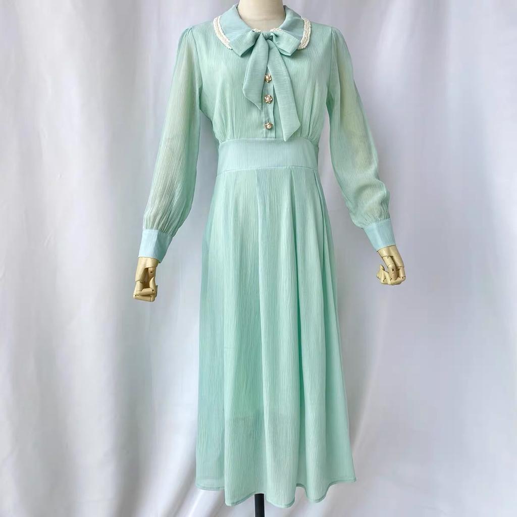 dresses with collars and long sleeves