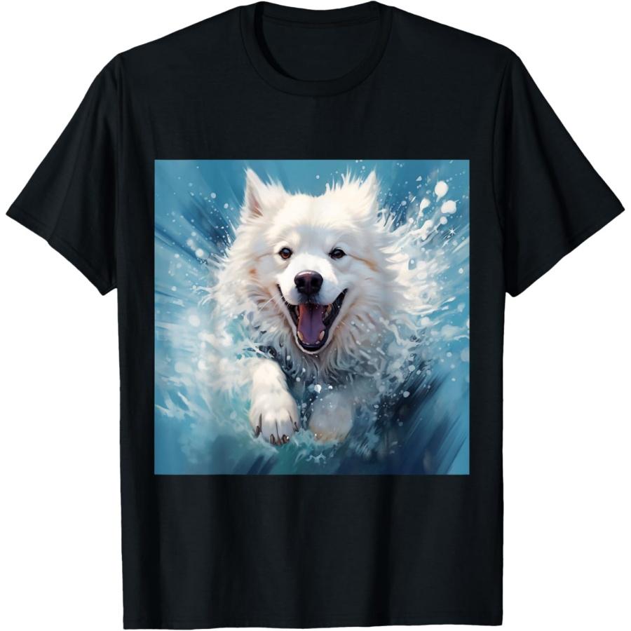 

Splash Art Samoyed - Samoyed Splash Art T-Shirt(1) XXXXXL чёрный