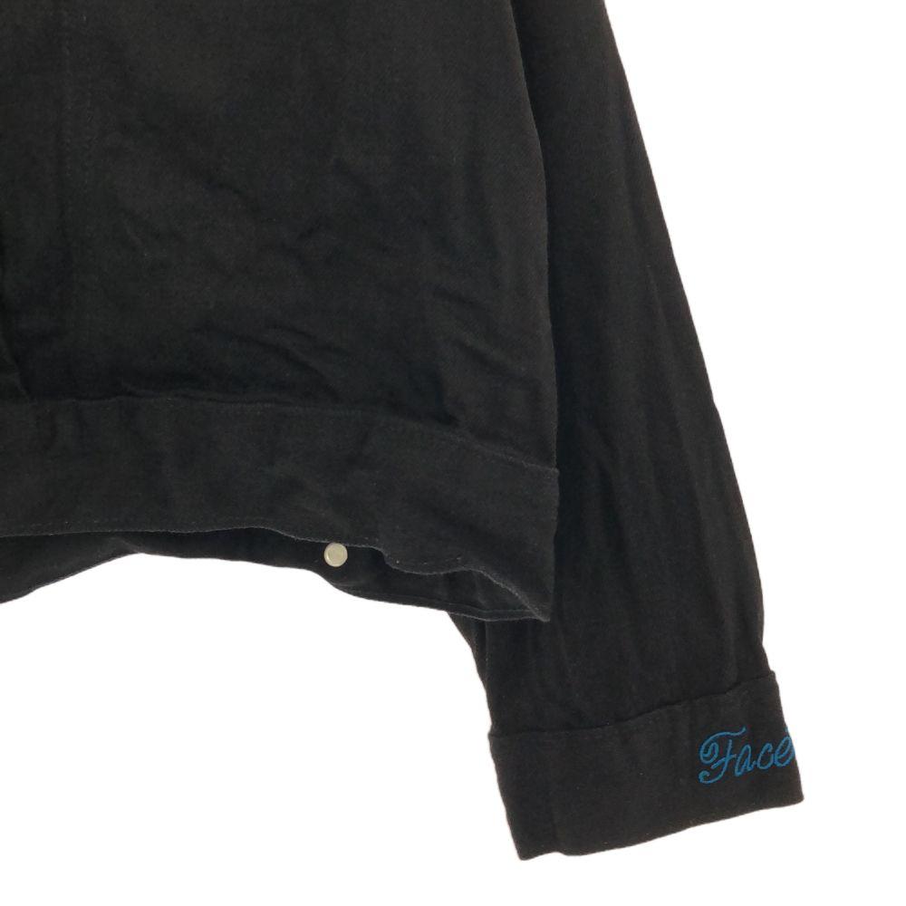 LEVI STRAUSS & CO. Denim Jacket L black Denim jacket with suspenders Men's Used