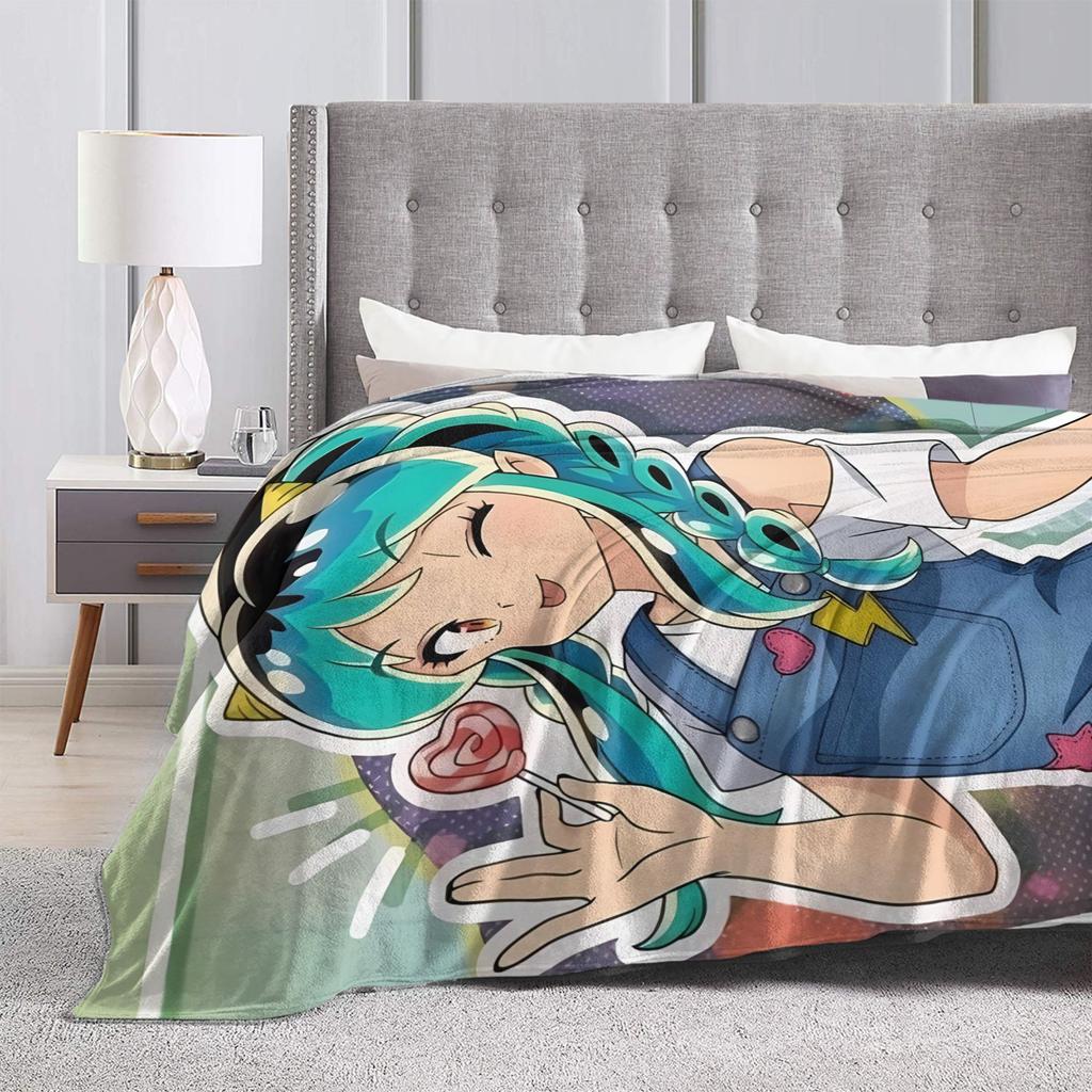 Urusei Yatsura Anime Blanket Quality Warm Soft  Throw Blanket Winter Kids Adult Home Decor Novelty Bedspread