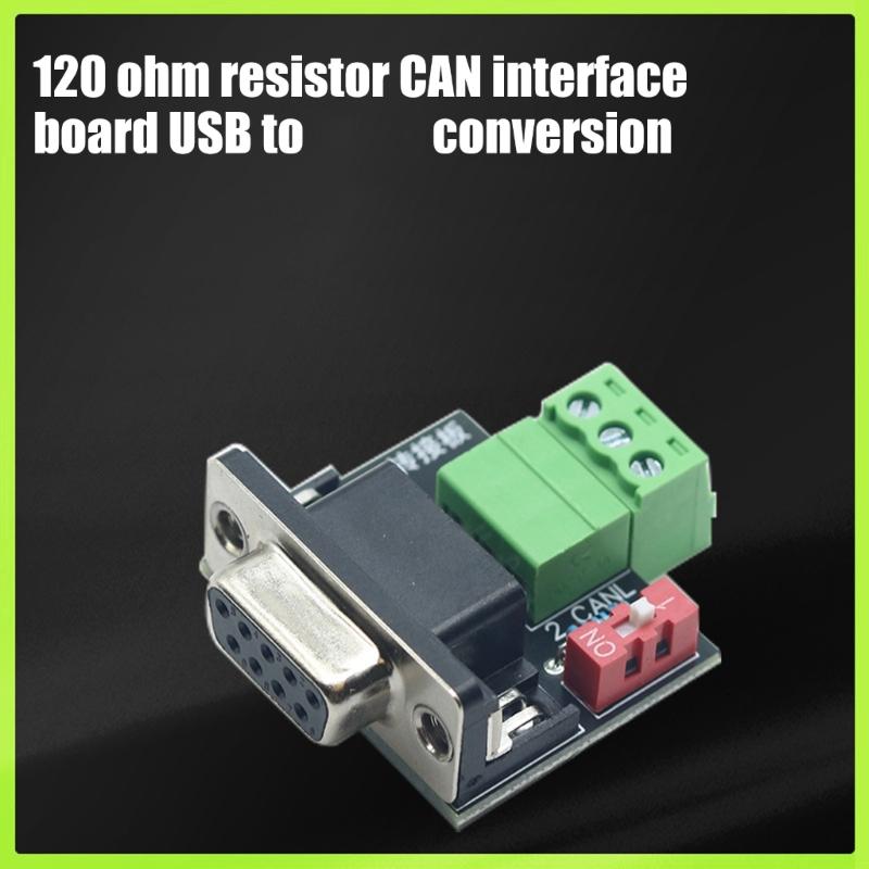 CAN Bus Adapter USB To  120Ohm Resistors Builts In ABS PC Material For Industrial Use