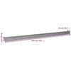 Raised Garden Bed 960 x 50 x 36 cm Corten Steel